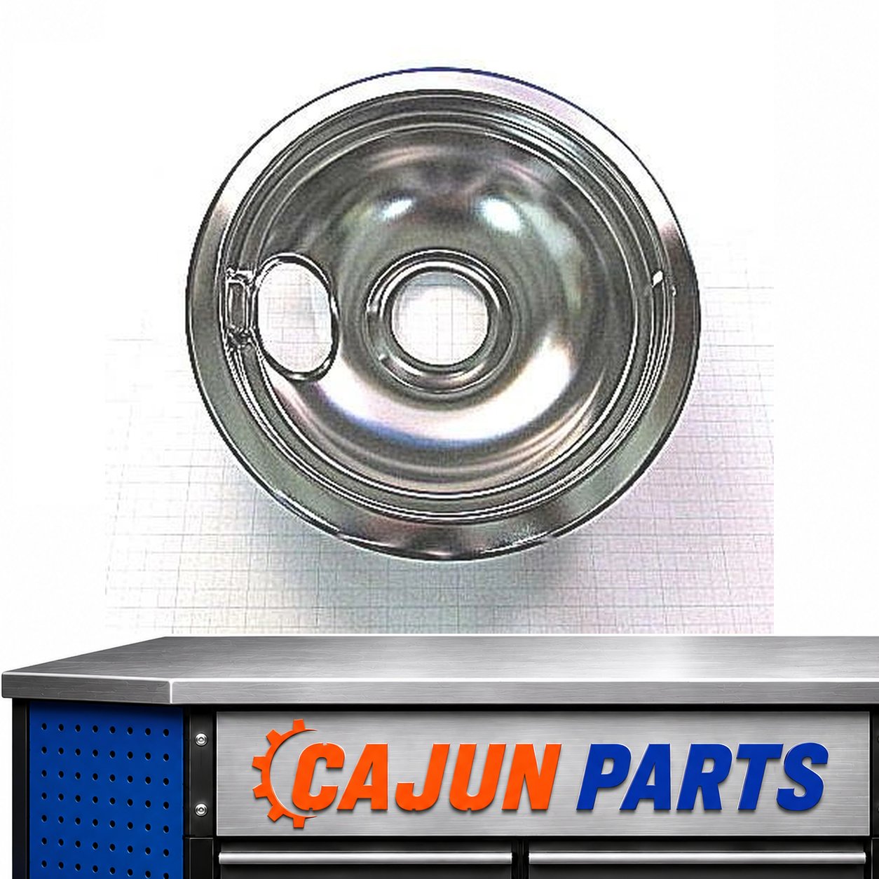 695734-A For OEM Electrolux Stove Oven Range Chrome 6" Drip Bowl Part # Model