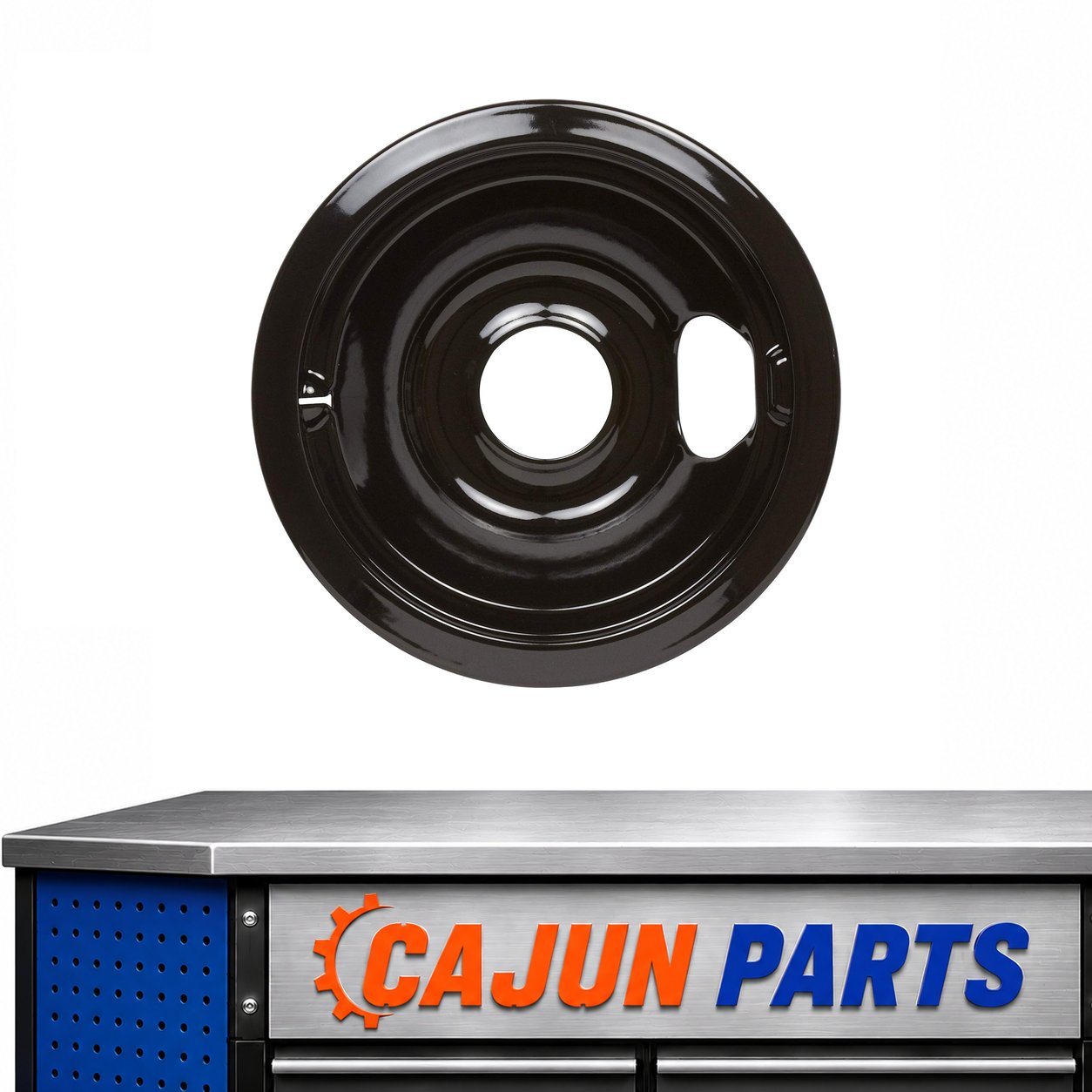 573442-C For OEM GE Cooktop Stove Range Cooktop 6" Rear Bubble Drip Bowl Black