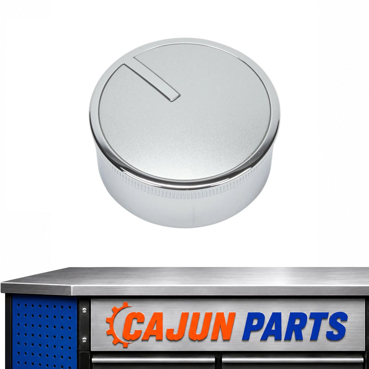 AP6021400-A For OEM Whirlpool Oven Range Stove Top Burner Knob Chrome