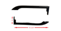 AP6036332-A For OEM Frigidaire Refrigerator Door Handle Set Black Part # Model