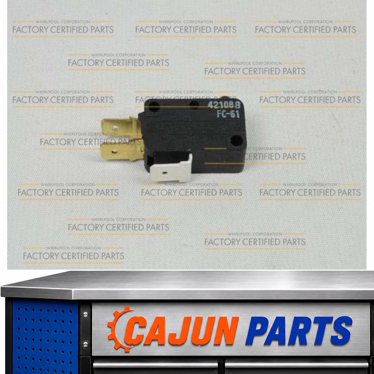 15175001-B For OEM Whirlpool Microwave Door Switch Part # Model NR1209 -XR242X