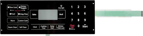 7570424-A For Samsung Oven Range TOUCHPAD ONLY Part # Model NR1204 -XR237X