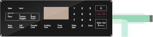 PS8764897-A For Samsung Oven Range Membrane Switch Touchpad Part # Model NR1204
