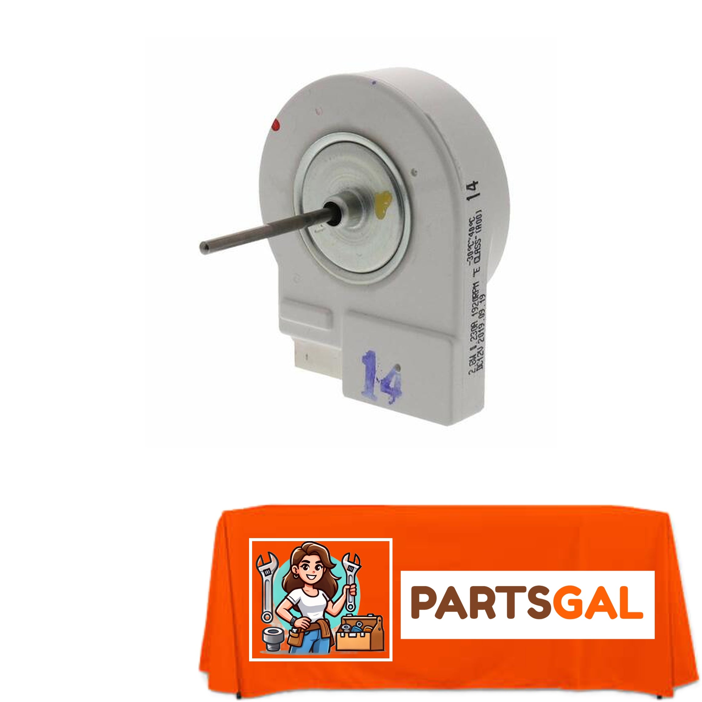 8738314-A For Samsung Refrigerator Evaporator Fan Motor Asy Part # Model NR1212