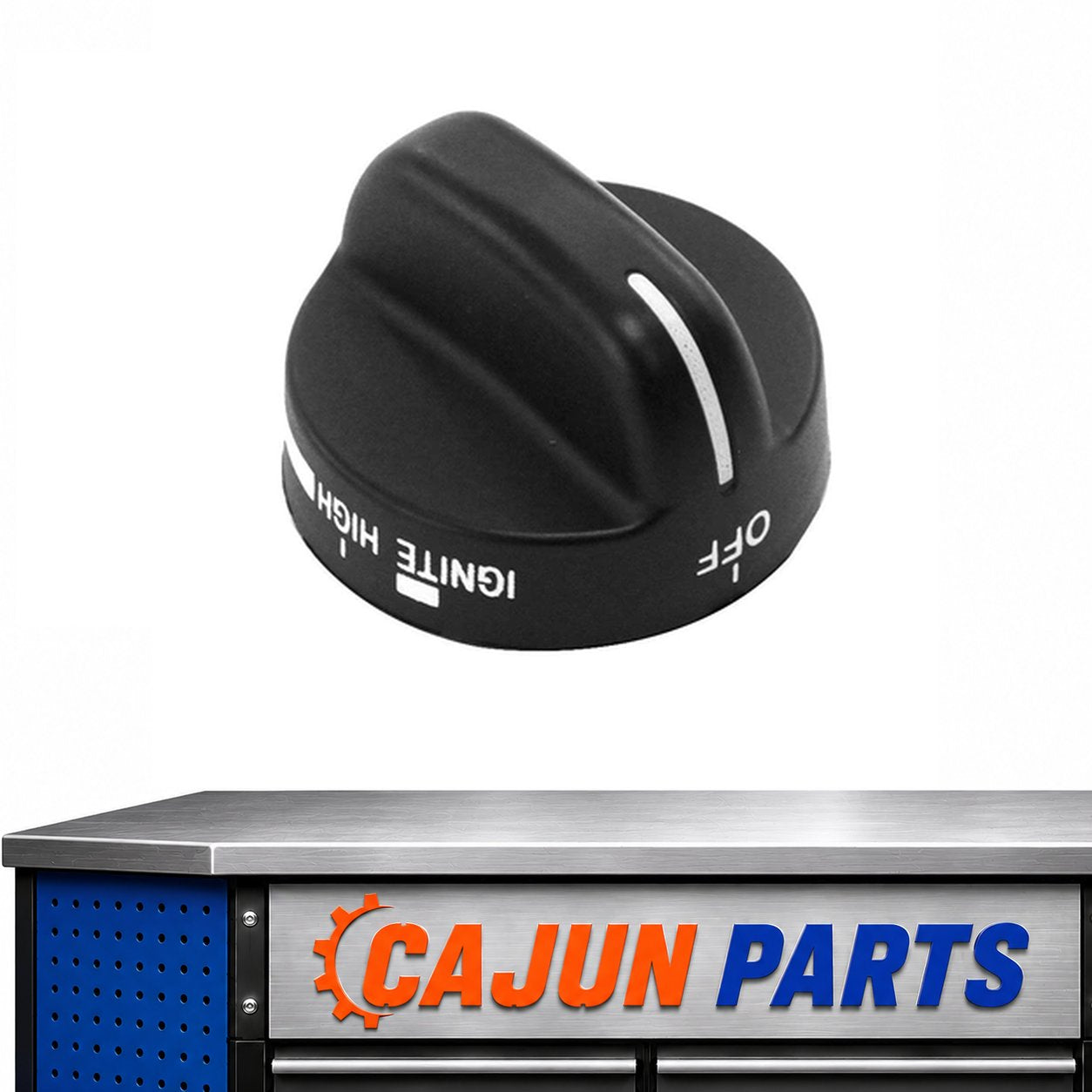 07554711-B For OEM Whirlpool Estate Stove Black Control Knob Part # Model NR1206