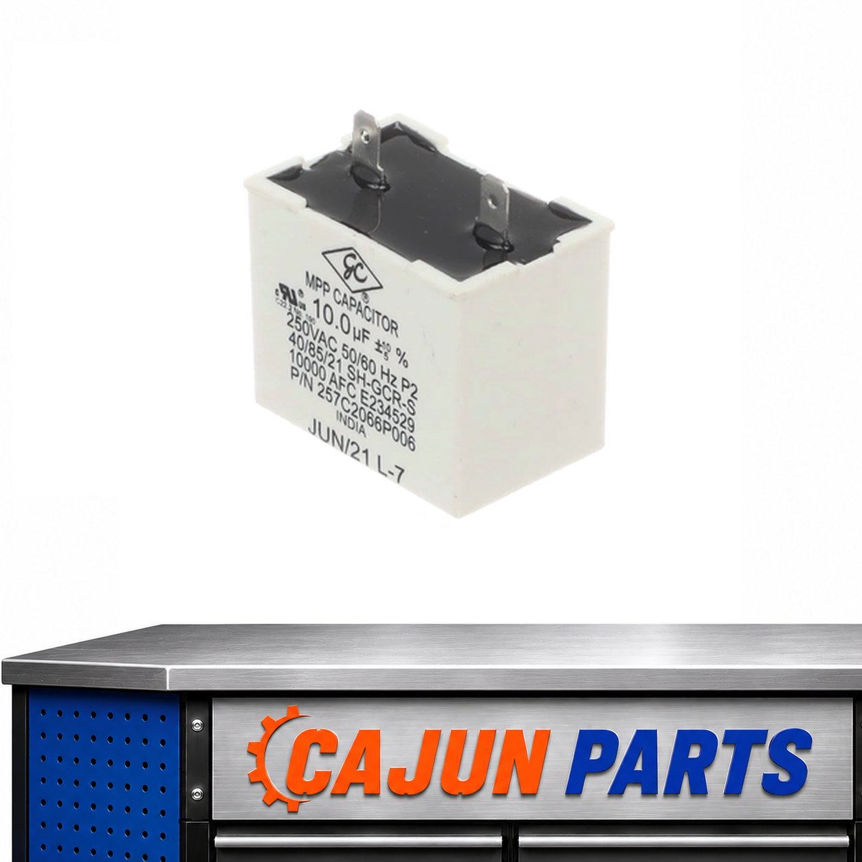 AP6986745-A For OEM GE Refrigerator 10 µF Capacitor Part # Model Part # Model