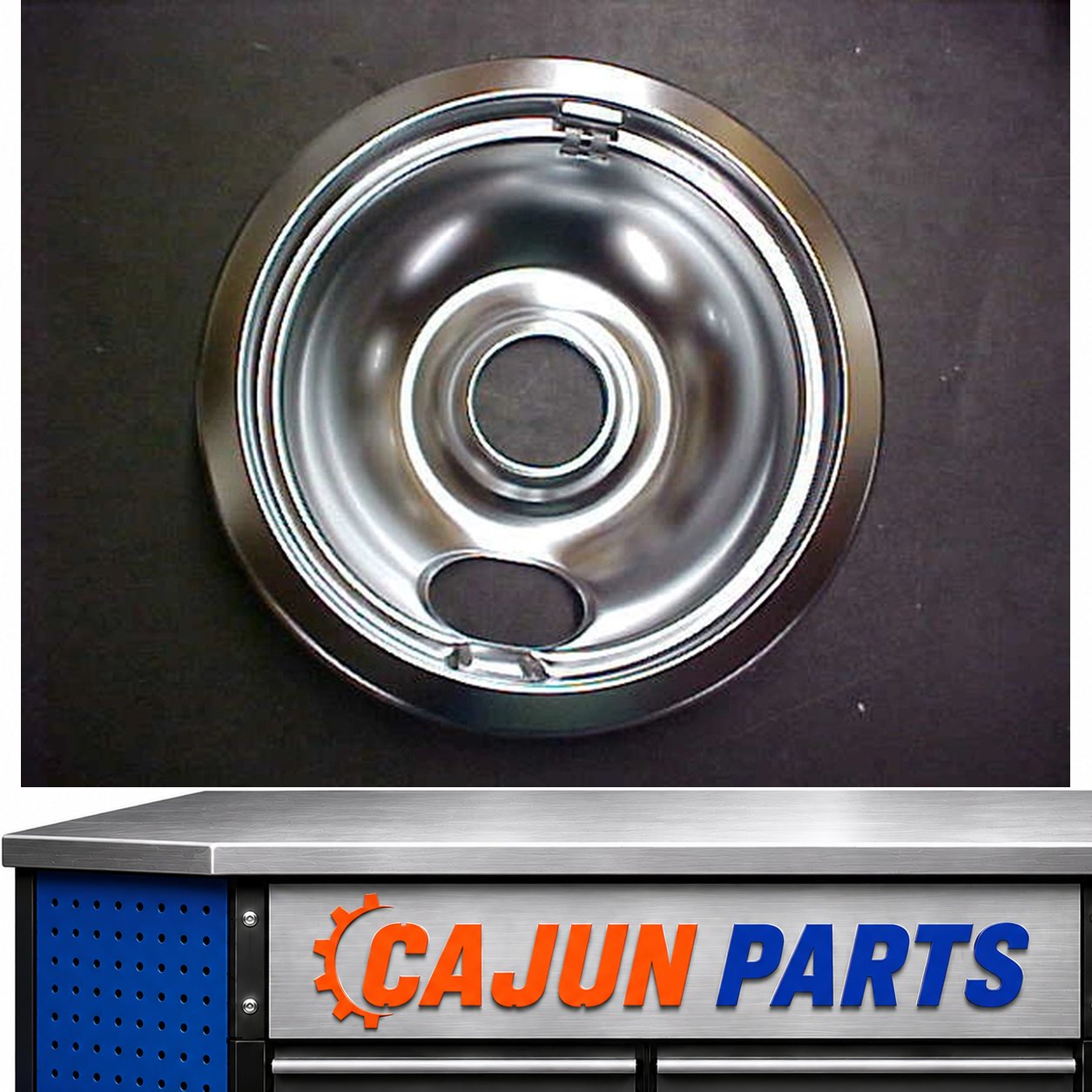7222143-D For OEM Kenmore Frigidaire Stove 6" Drip Bowl Chrome FM Part # Model