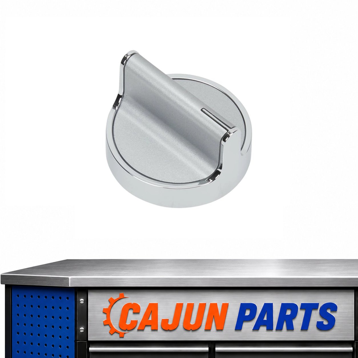 AP6023301-A For OEM Whirlpool Oven Range Stove Top Burner Knob Chrome