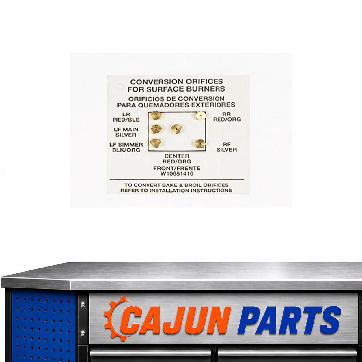 AP6034381-A PS11766764 For OEM Whirlpool Stove ORFCE Spud Part # Model NR1204