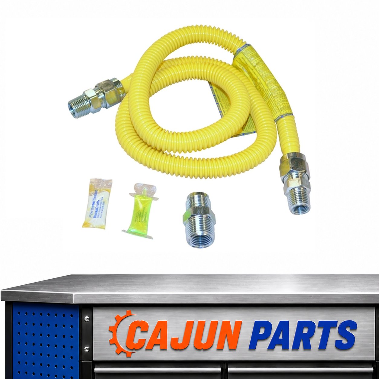 AP3968522-A For OEM Whirlpool Stove Range Gas Flex Connector Kit Part # Model
