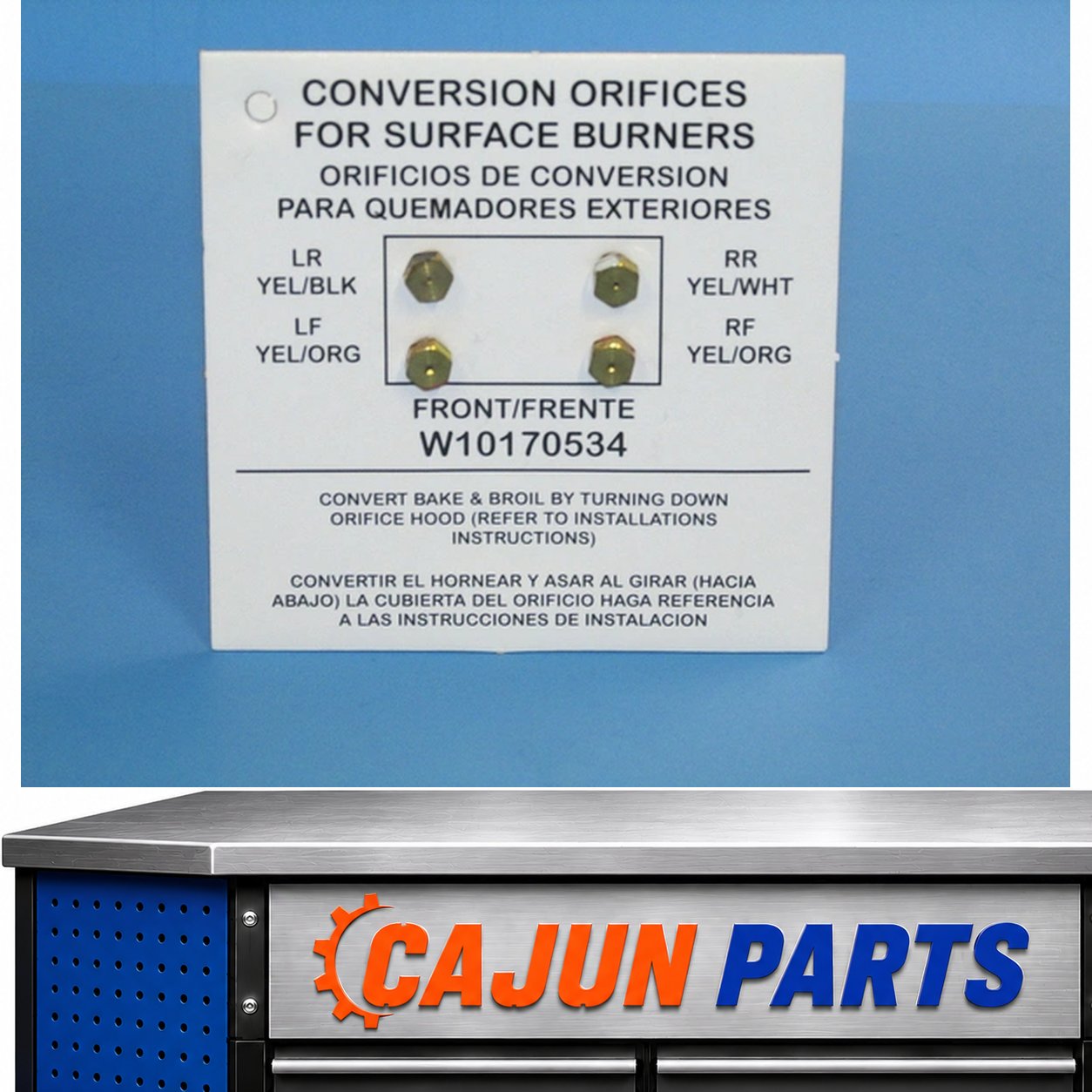 AP6016213-A PS11749497 For OEM Whirlpool Stove LP Conversion Kit Part # Model