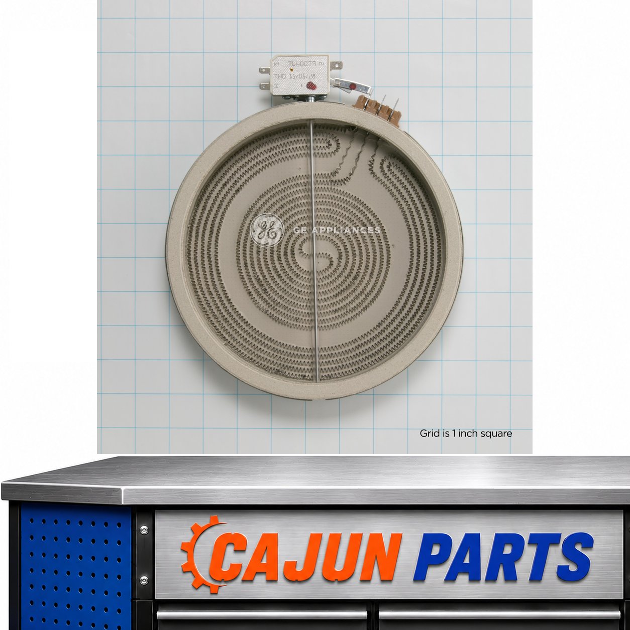 9651232-B For OEM GE Haier Cooktop Oven Dual Halogen Element Part # Model NR1205