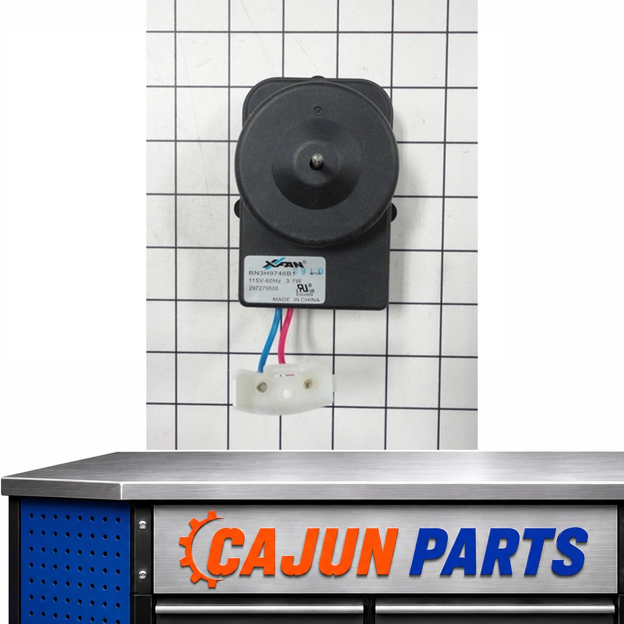 3487943-A For OEM Electrolux Refrigerator Condenser Fan Motor Part # Model