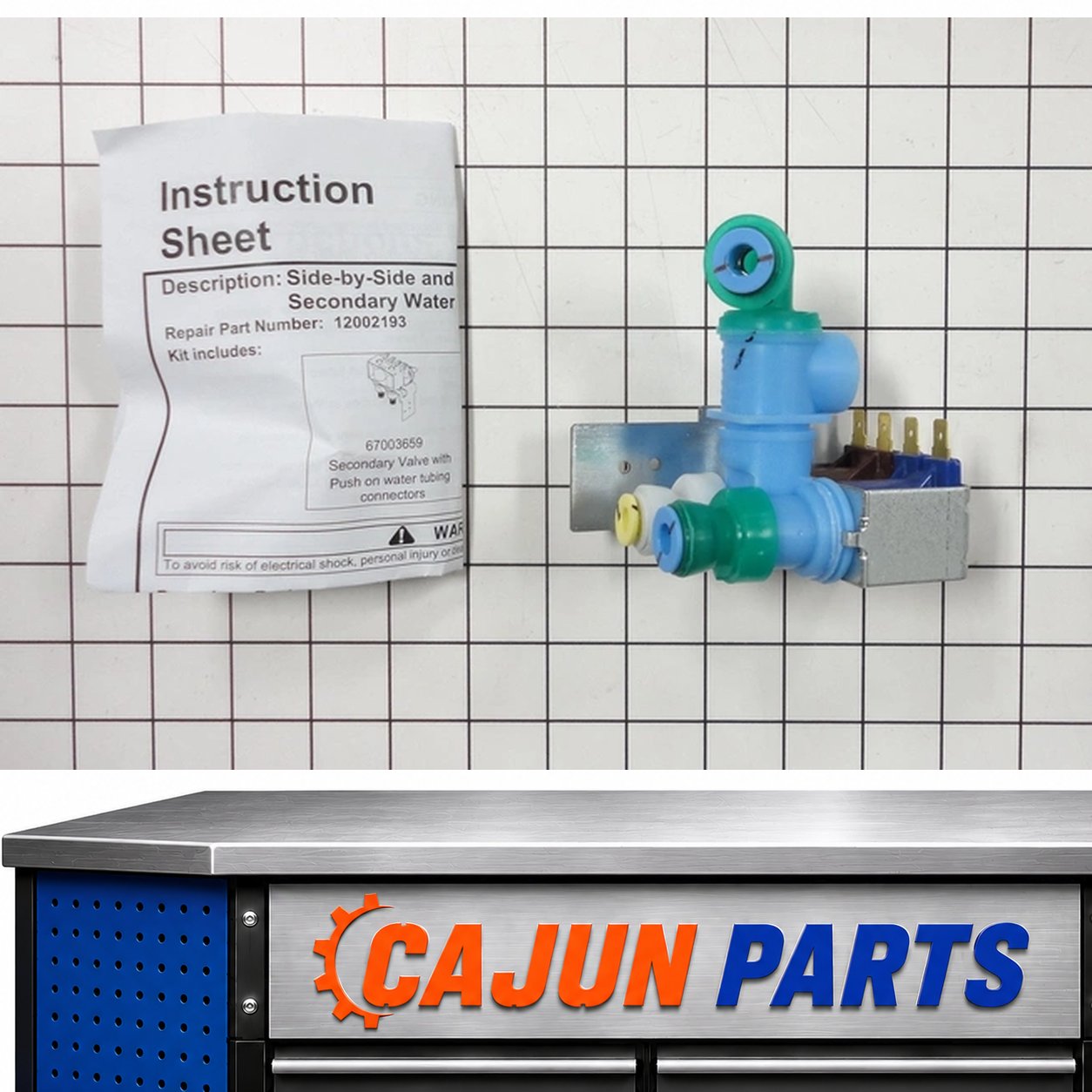 7363002-A For OEM Amana Maytag Refrigerator Water Valve Kit Part # Model NR1204
