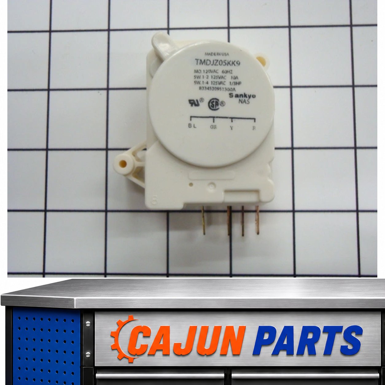 39844761-A For OEM JennAir Whirlpool Refrigerator Defrost Timer Part # Model
