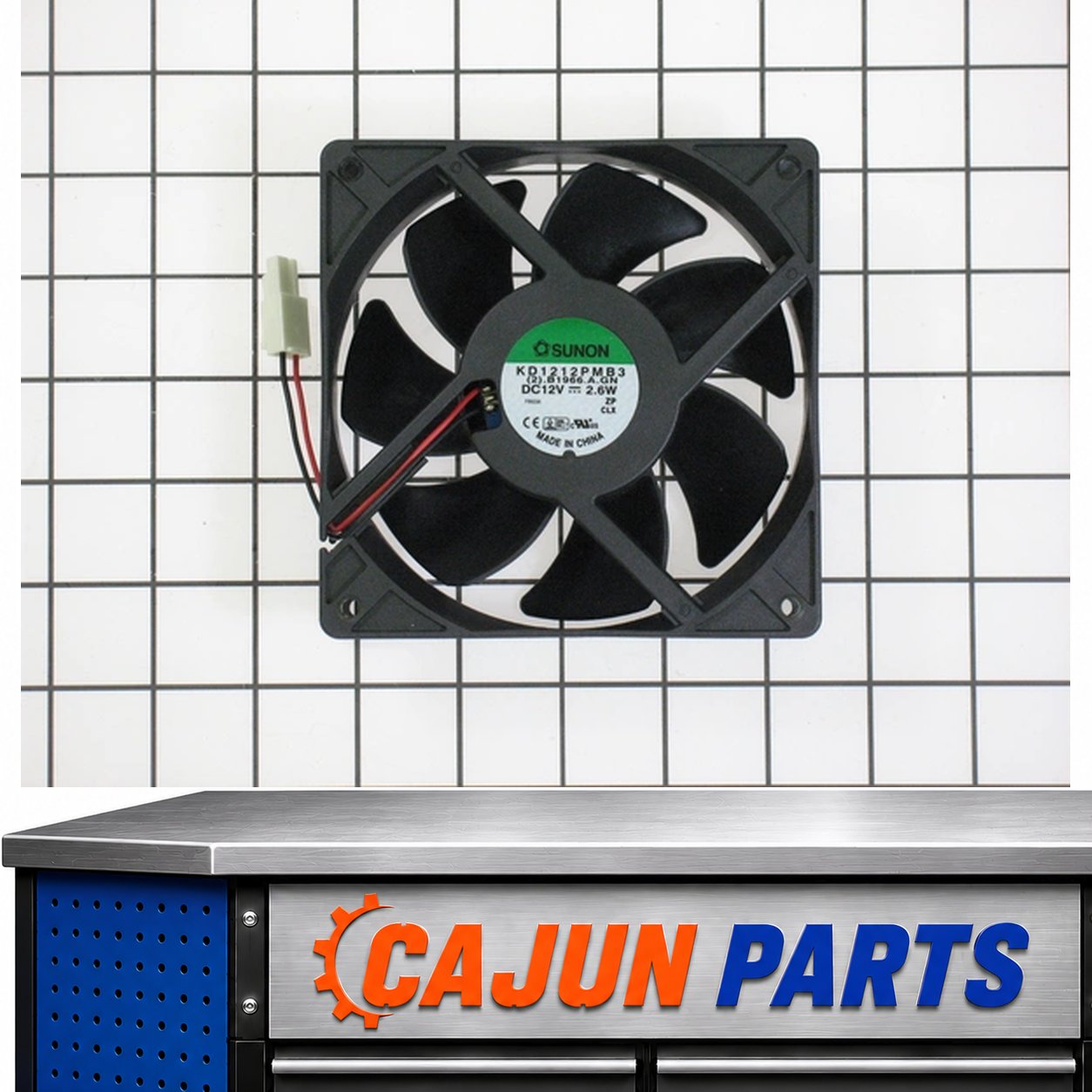 1070843-B For OEM Thermador Bosch Refrigerator Fan Part # Model NR1204 -XR237X