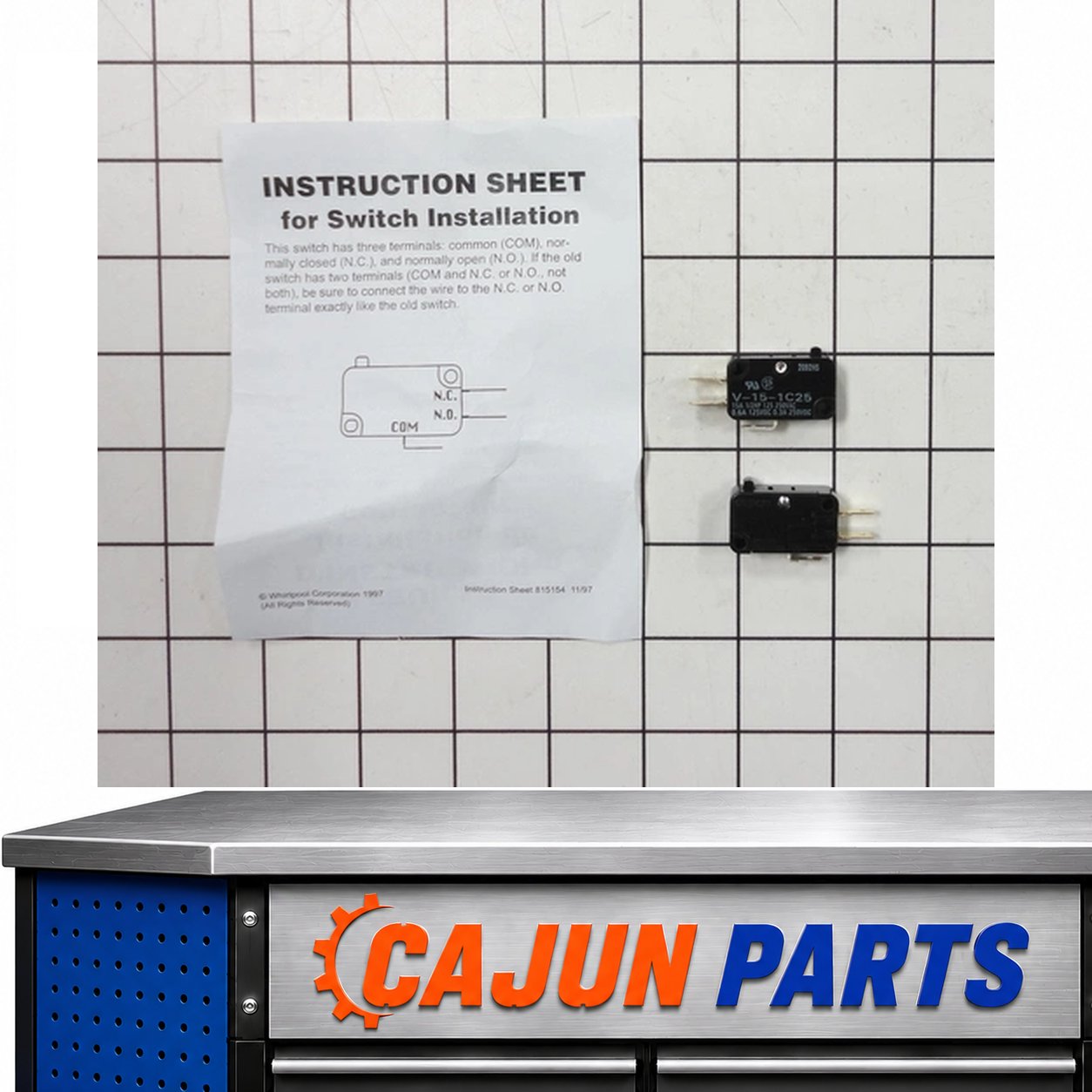 050373-A For OEM Estate Caloric Microwave Primary Switch Part # Model NR1204
