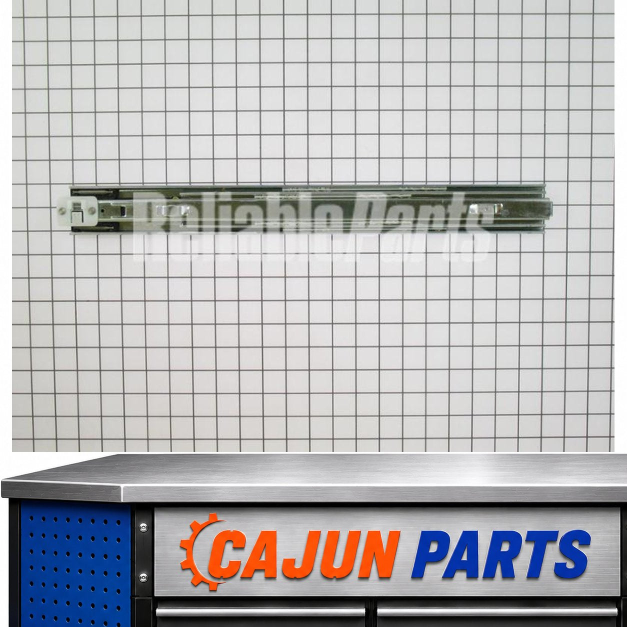 2537253-E For OEM Kenmore Refrigerator Left Side Drawer Slide Rail Part # Model
