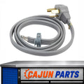 AP3966407-A For OEM Whirlpool Dryer 6' 3-Wire 30 Amp Power Cord Part # Model