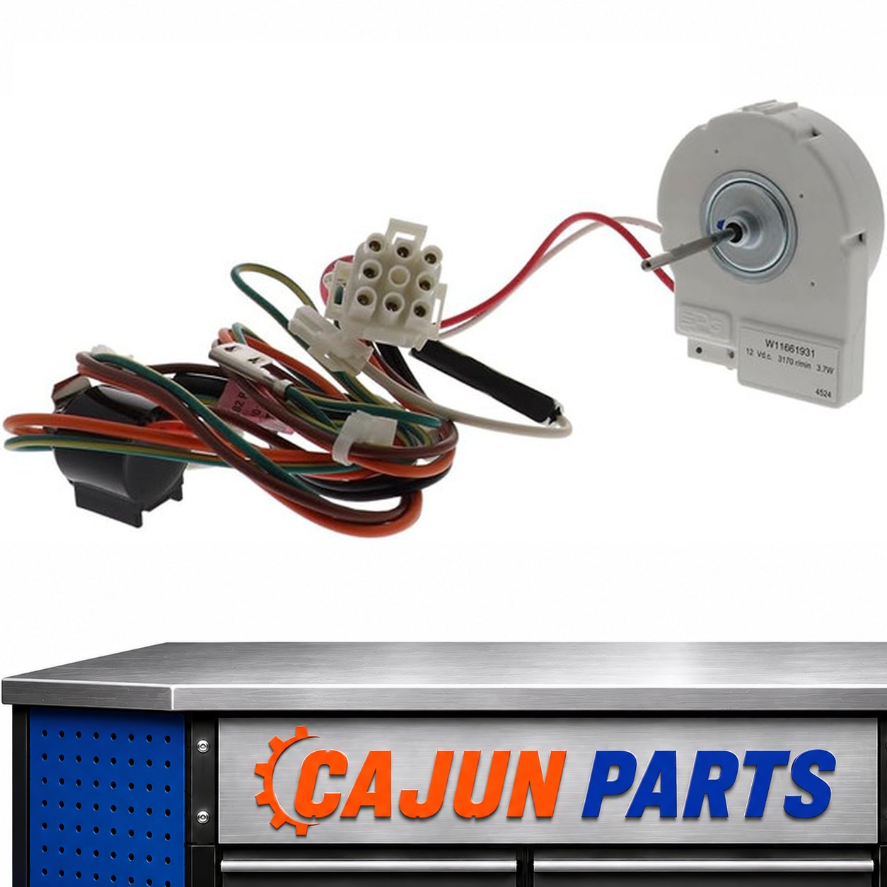 03957861-A For Whirlpool Gold Refrigerator Evaporator Fan Motor Asy Part # Model