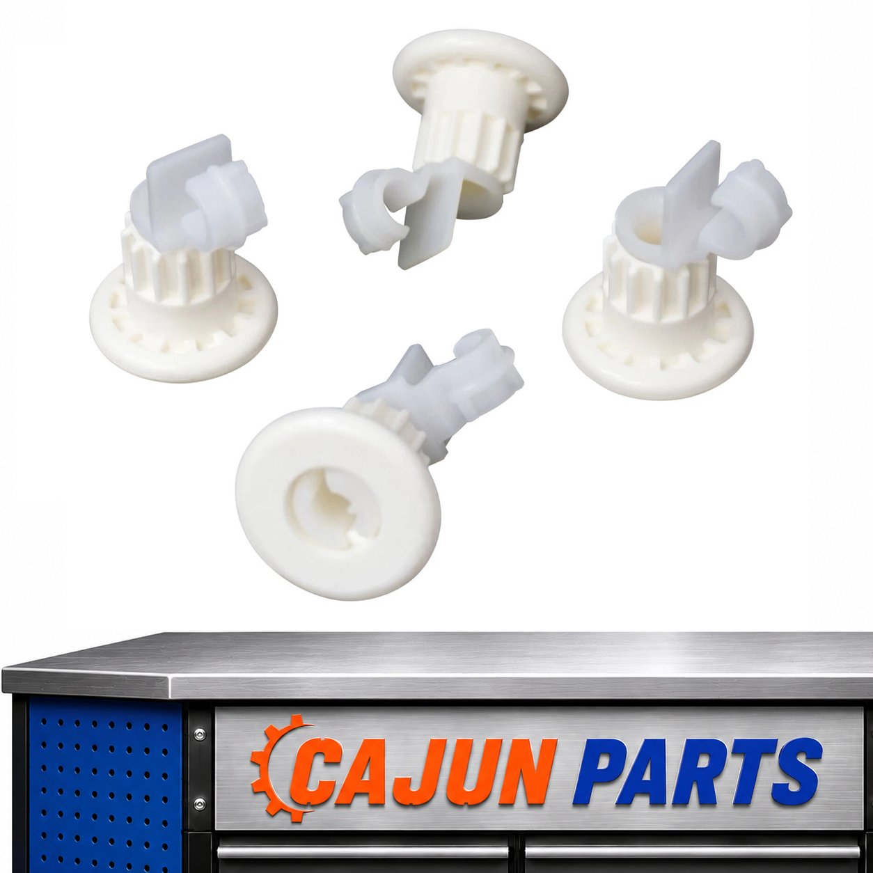 0196843-A For GE Dishwasher Upper Rack Roller Wheel Set of 4 Part # Model NR1207