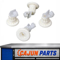 0196843-AE For GE Dishwasher Upper Rack Roller Wheel Set of 4 Part # Model
