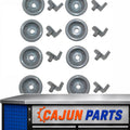 12252711-C For GE Dishwasher Lower Rack Roller Wheel Set of 8 Part # Model