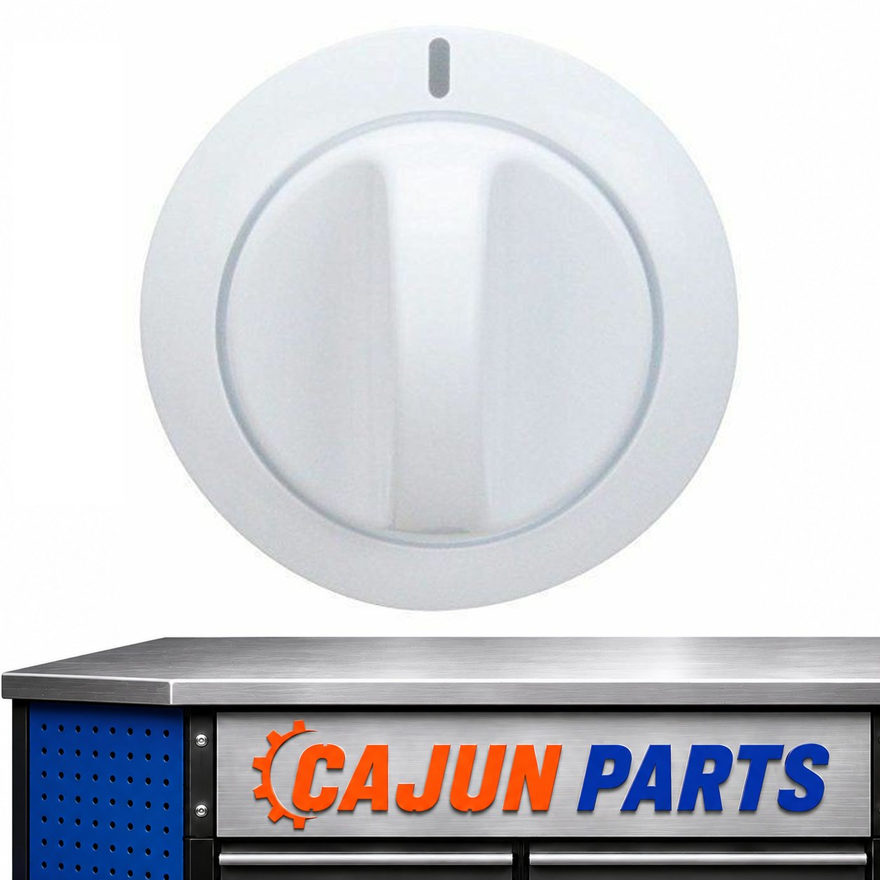 112914-B For Frigidaire Gallery Dryer Timer Control Knob - White Part # Model
