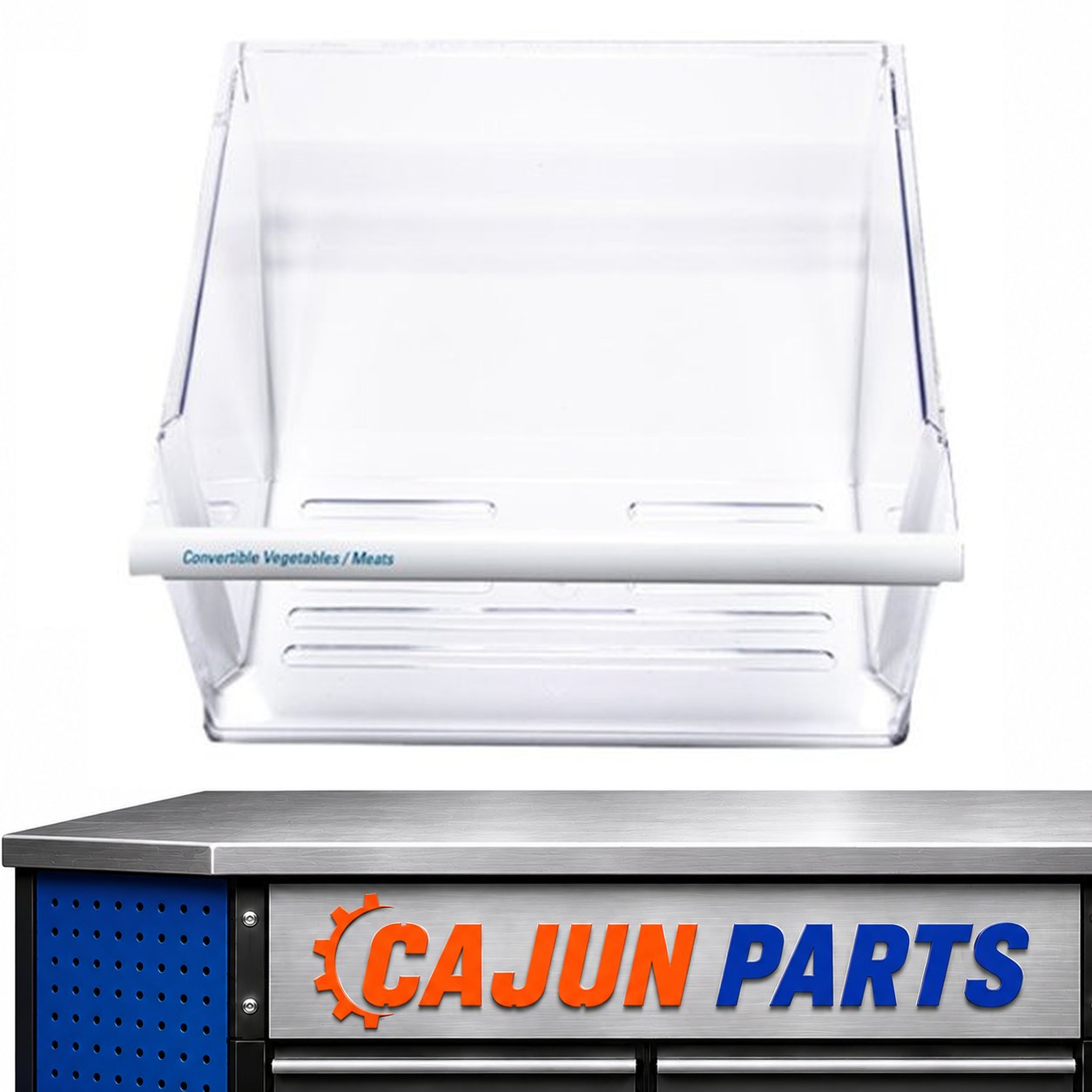 22193711-AD For Kenmore Refrigerator Bottom Crisper Pan Clear Part # Model