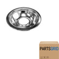 AP2028218-A For OEM Kenmore Stove Range Stove Cooktop 6" Drip Bowl Chrome Large
