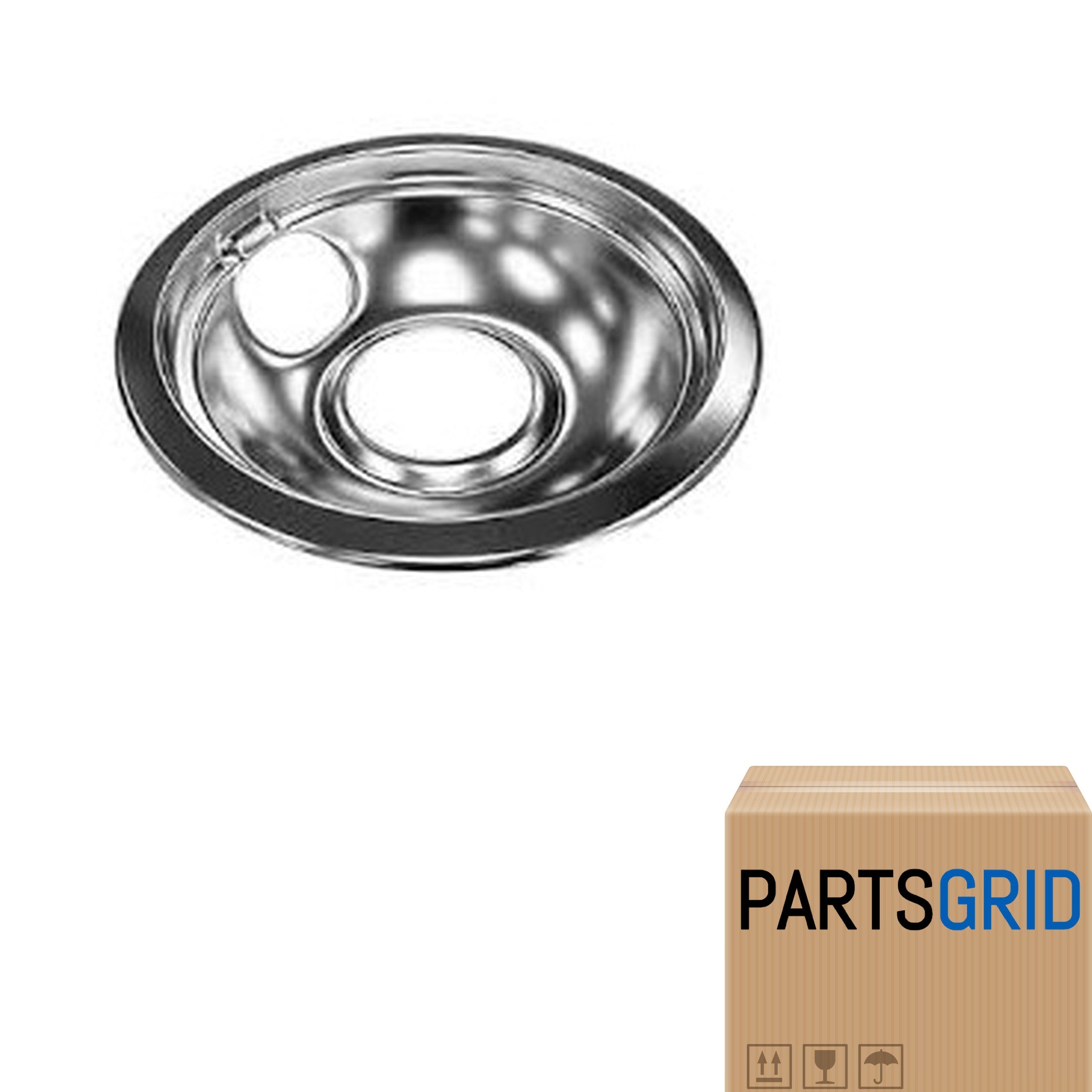 AP2028218-A For OEM Kenmore Stove Range Stove Cooktop 6" Drip Bowl Chrome Large