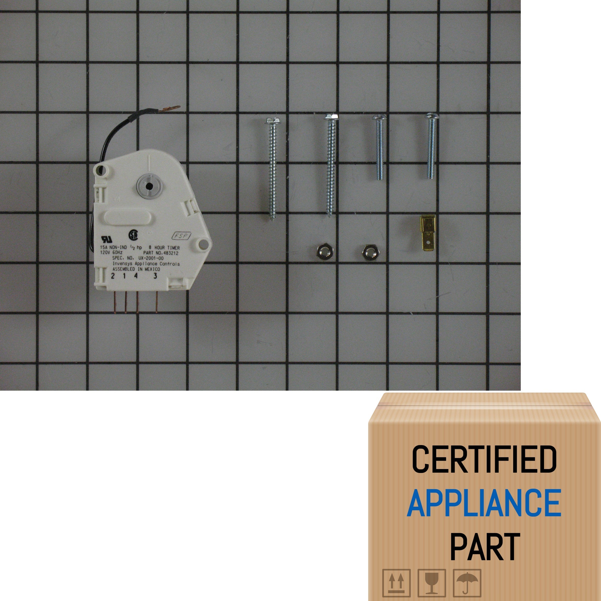 PS11723171-A For Kenmore Refrigerator Defrost Timer Control Part # Model